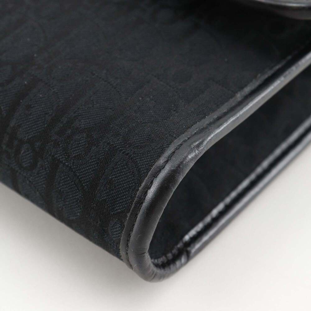 CHRISTIAN DIOR Vintage Black Canvas Shoulder Bag - Picture 5 of 16